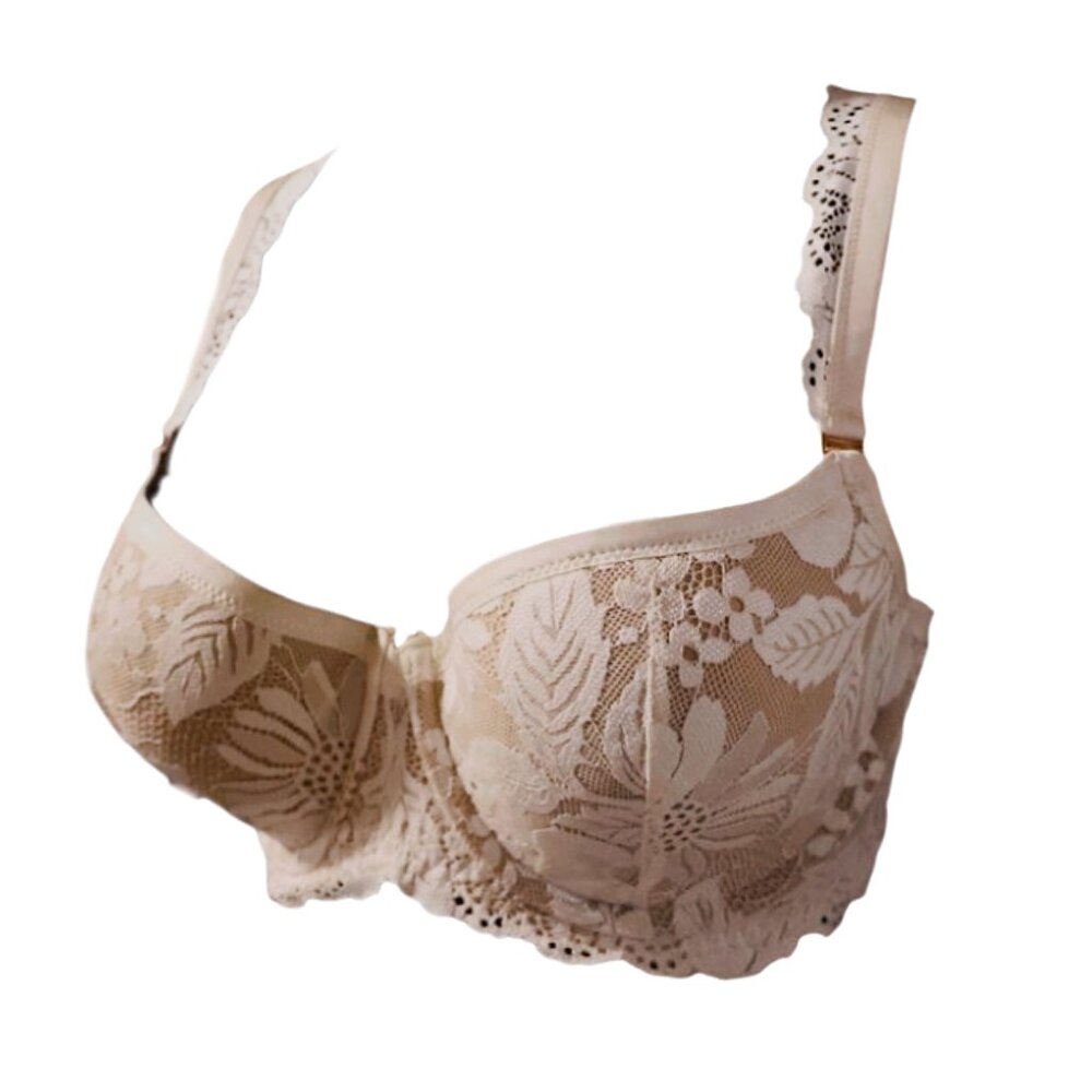 2/$20 Lined Lace Balconette Bra 38C
